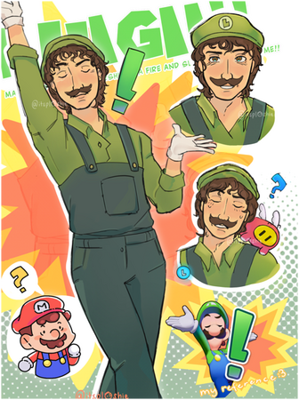 Luigi Mama Mia
